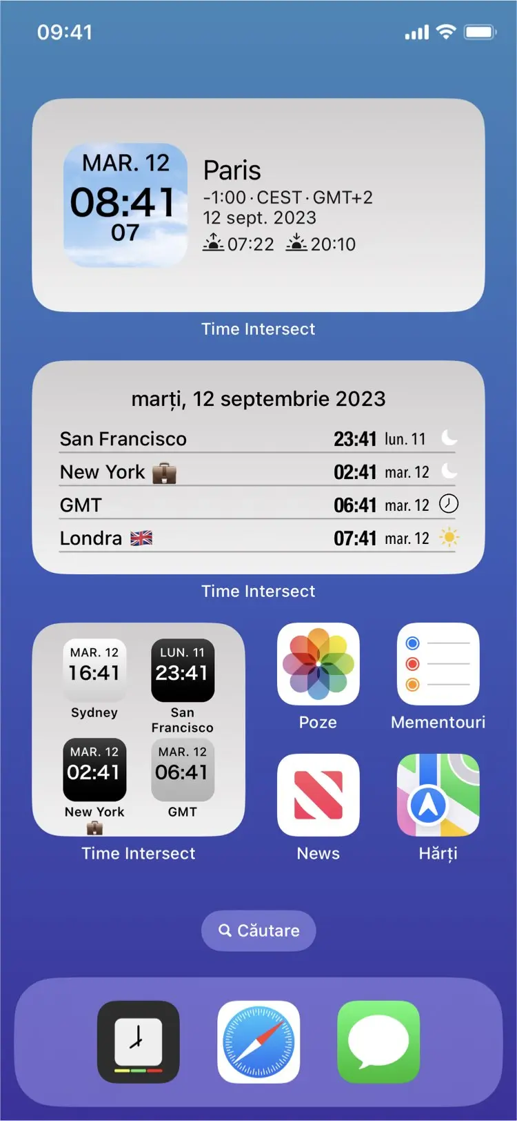 Time Intersect - Configurați în orice mod doriți!