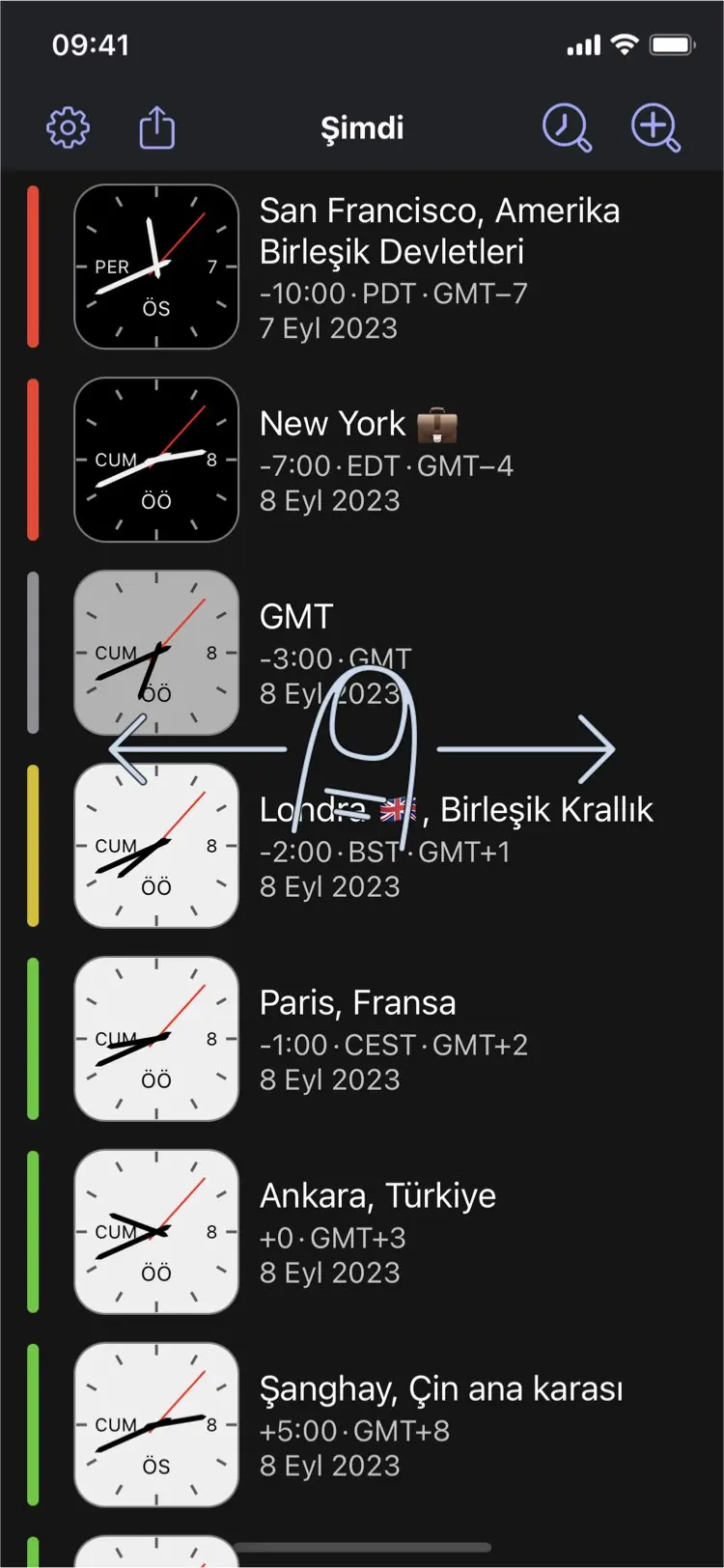 Time Intersect - Tüm konumları aynı anda geleceğe kaydırın